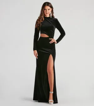 Kristie Formal Velvet Mermaid Dress