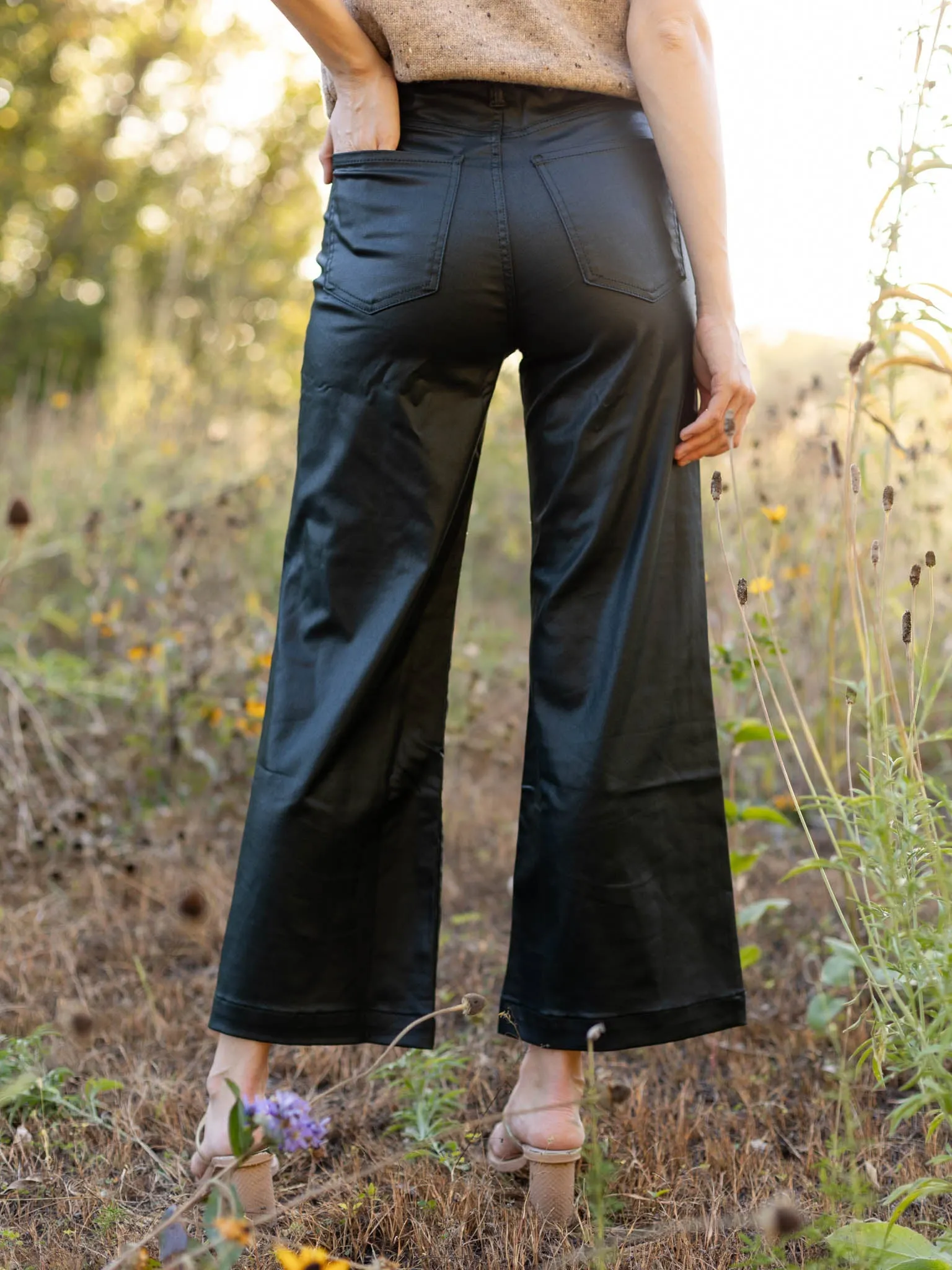 KUT Evergreen Meg High Rise Fab Ab Wide