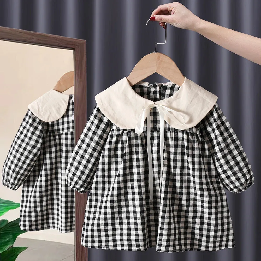 Lace Long Sleeve Toddler Dress for Baby Girl