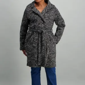 Ladies Jacket with Panels - Grey Melange