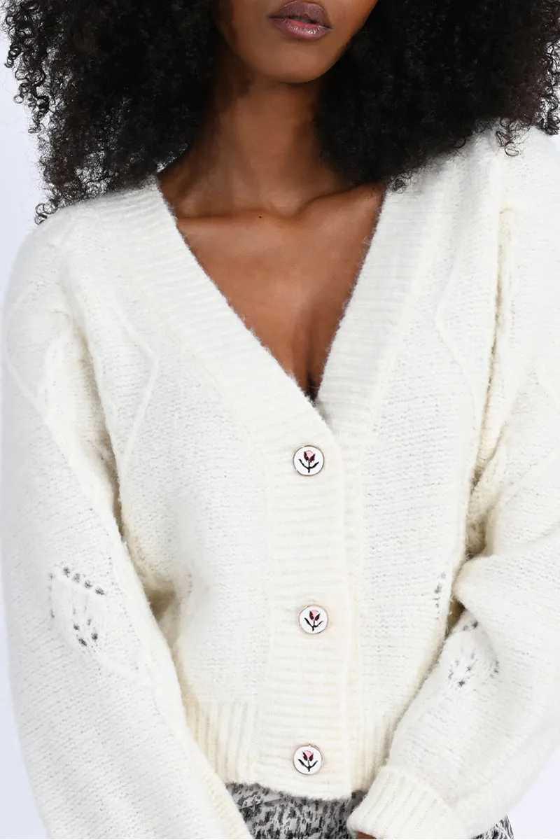 Ladies Knitted Cardigan