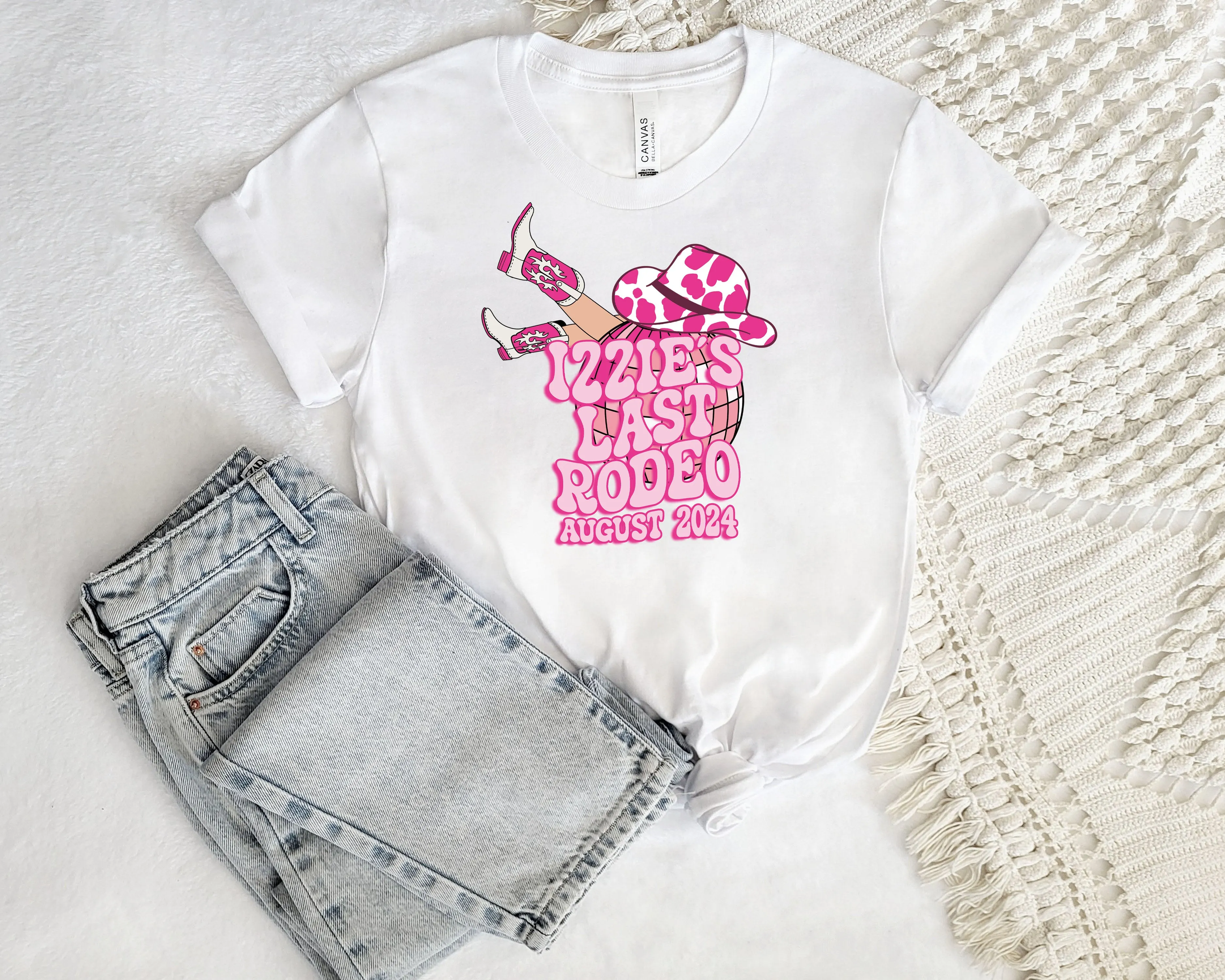 Last Rodeo Bride/Bridesmaid Matching Hen Party TShirts