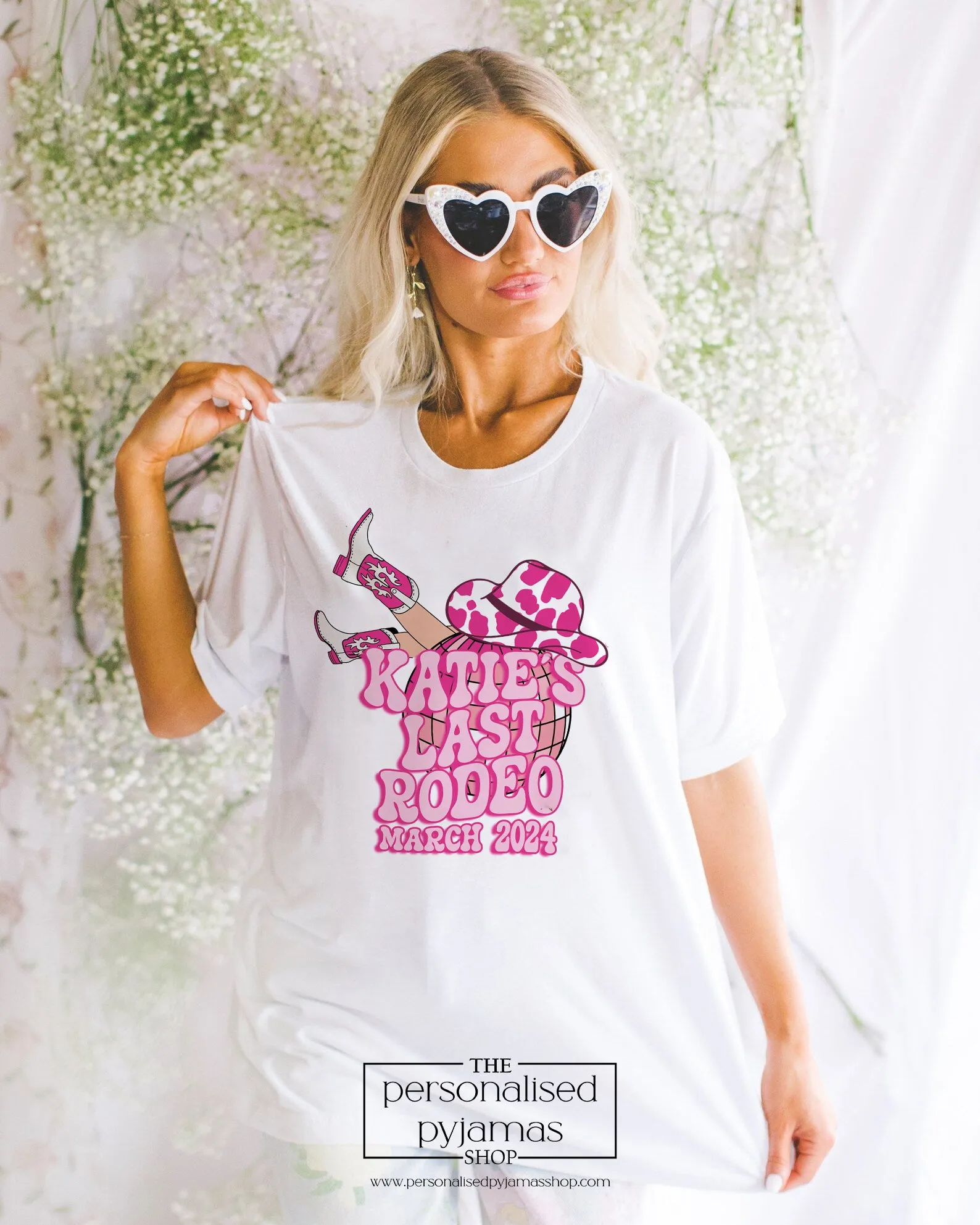 Last Rodeo Bride/Bridesmaid Matching Hen Party TShirts