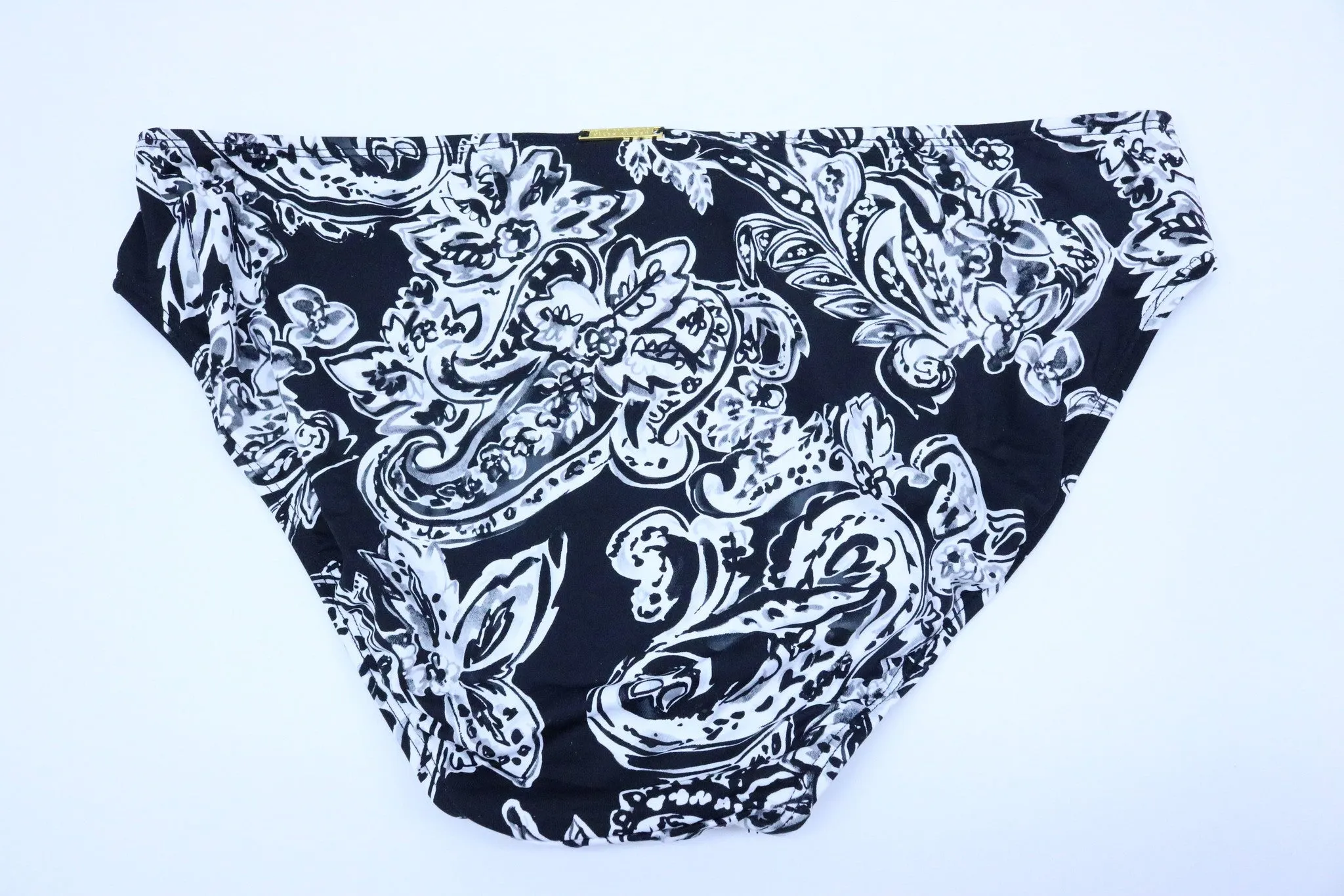 Lauren Ralph Lauren Swimwear Deauville Paisley Hipster Bikini Bottoms Size 14