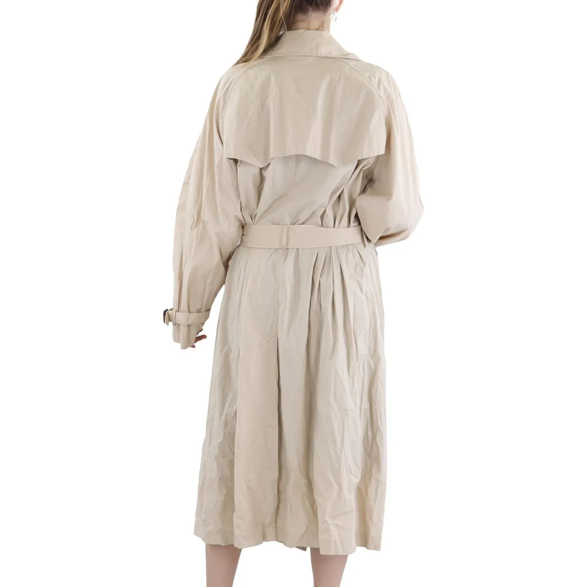 Lauren Ralph Lauren Womens Belted Long Trench Coat