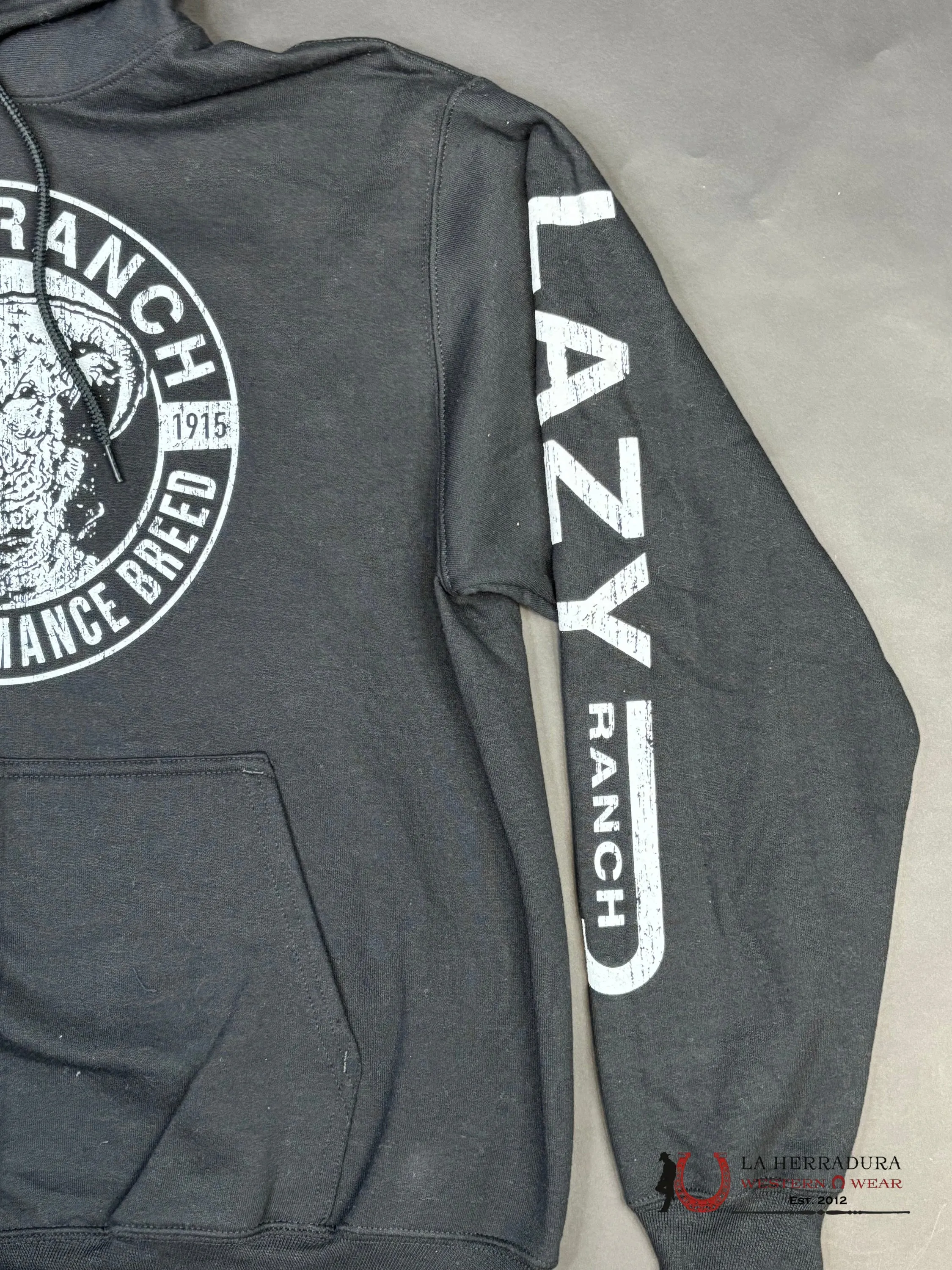 LAZY J RANCH BLACK HOODIE