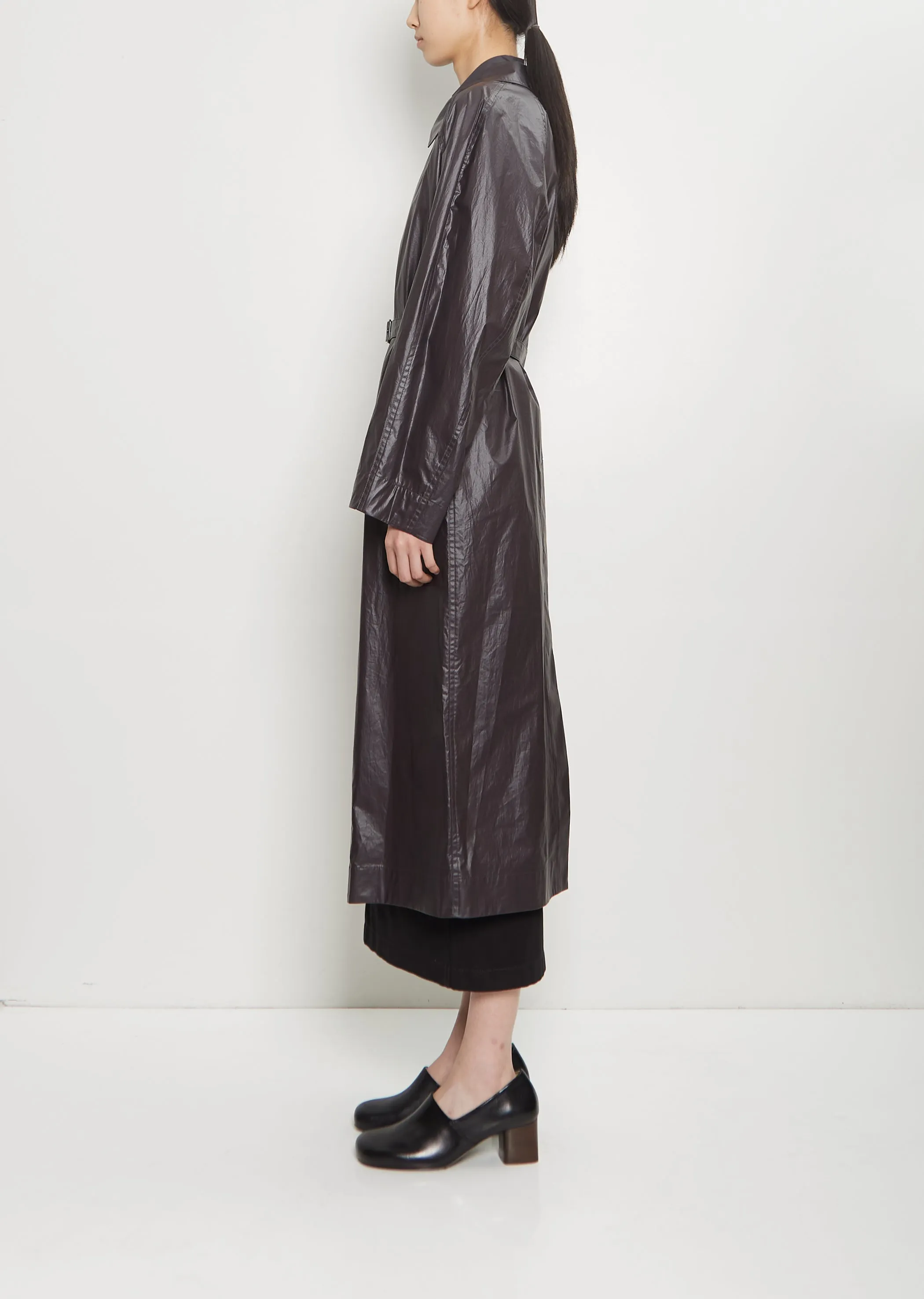 Light Belted Cotton Coat