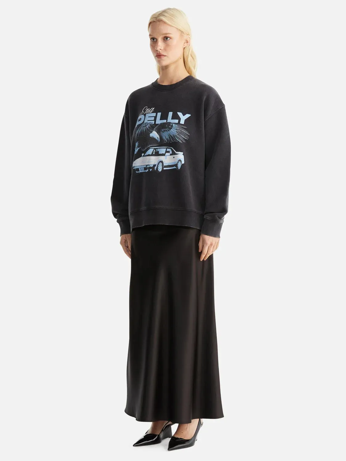 Lola Oversized Sweater Drift - Vintage Black - 25% OFF AUTOMATICALLY APPLIED AT CHECKOUT