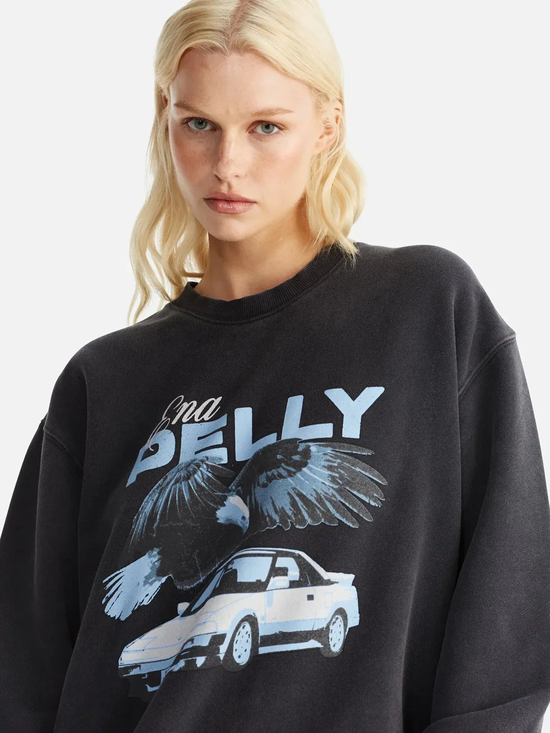 Lola Oversized Sweater Drift - Vintage Black - 25% OFF AUTOMATICALLY APPLIED AT CHECKOUT