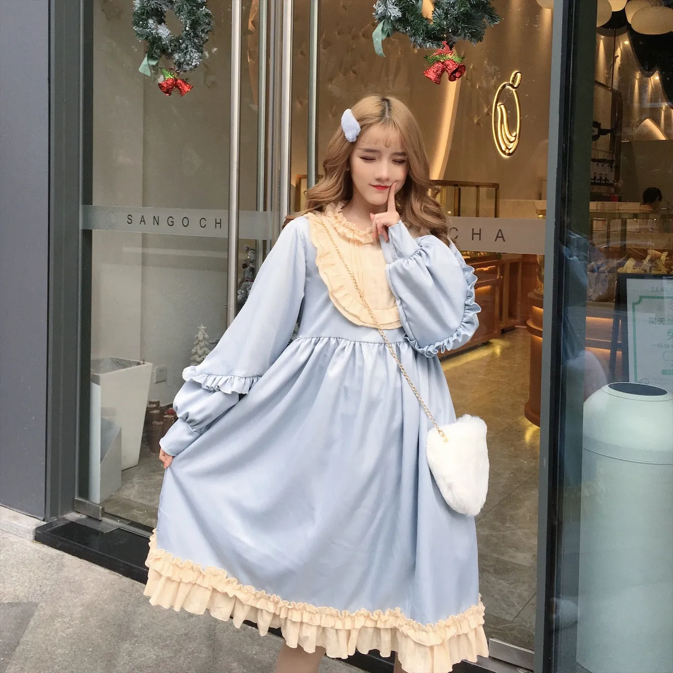 Lolita cute long sleeve dress yc20965