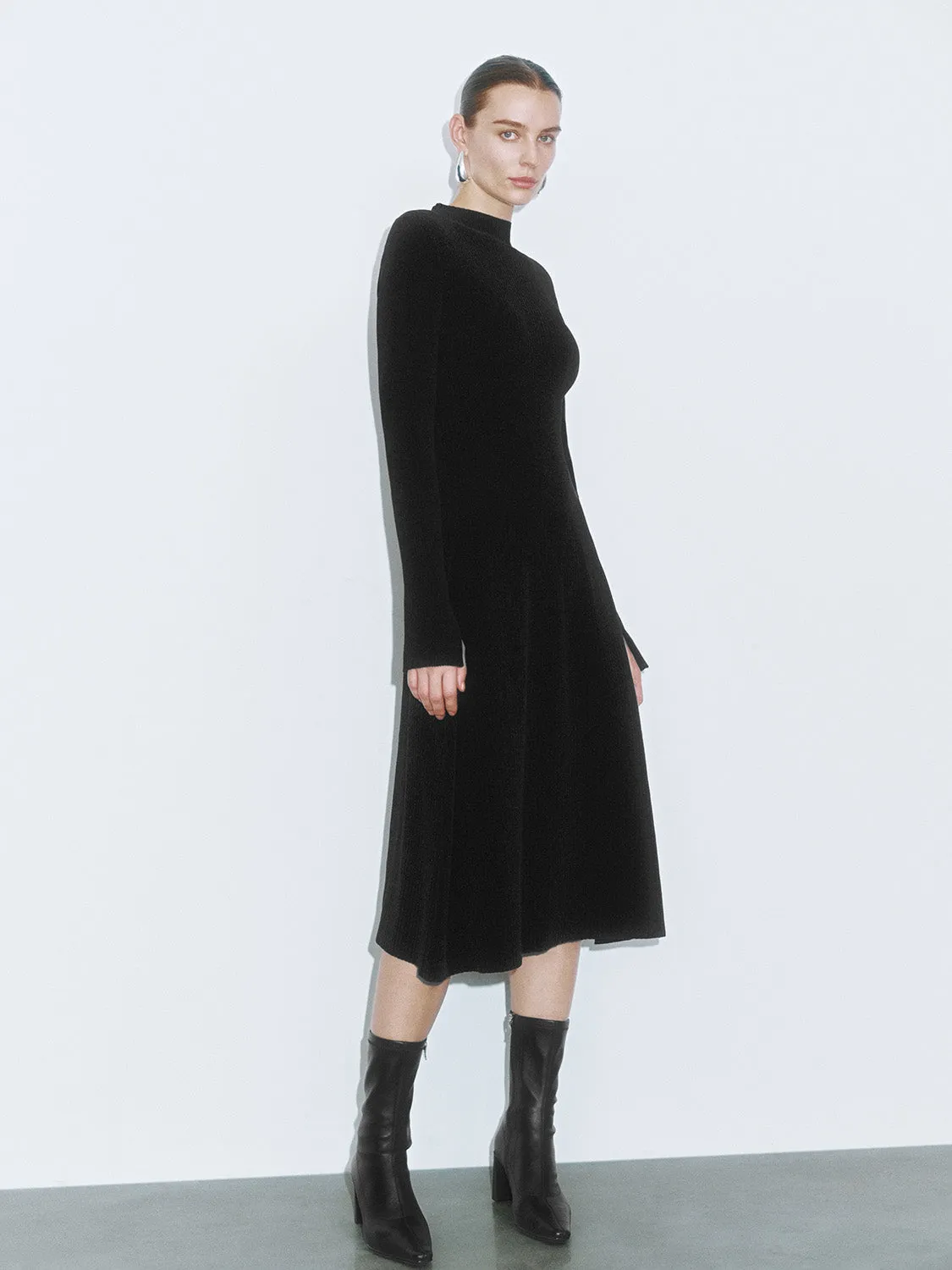 Long Sleeve Knitted Dresses