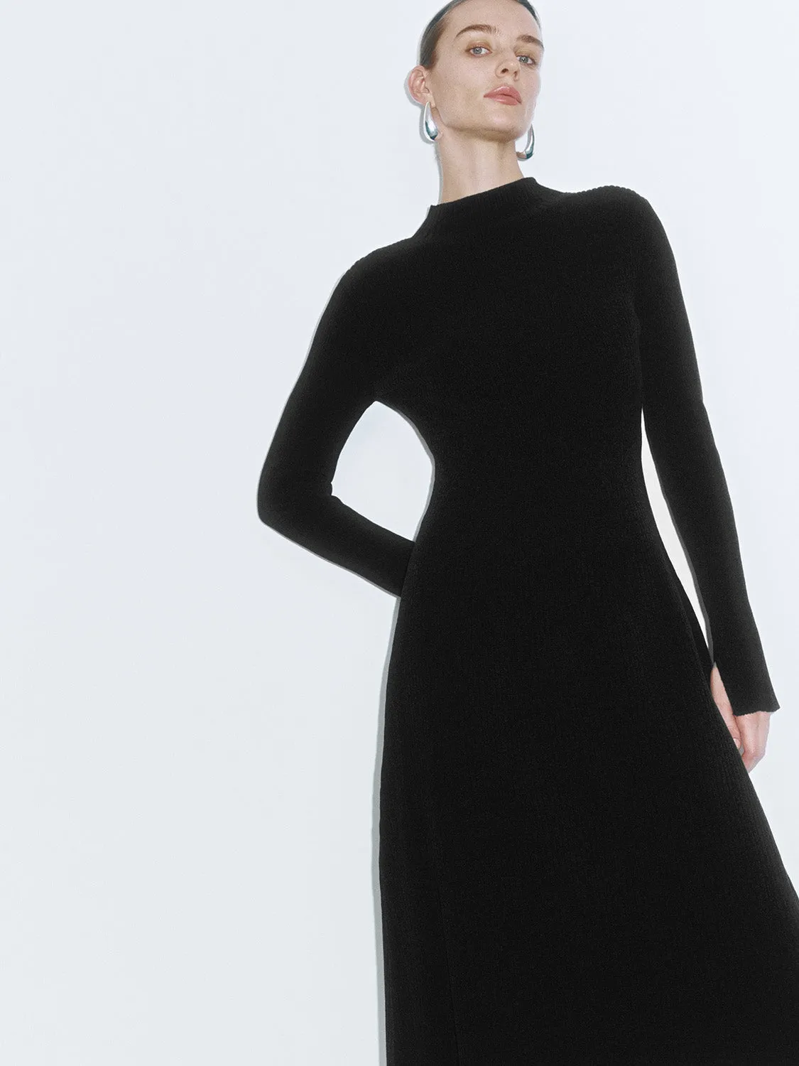 Long Sleeve Knitted Dresses