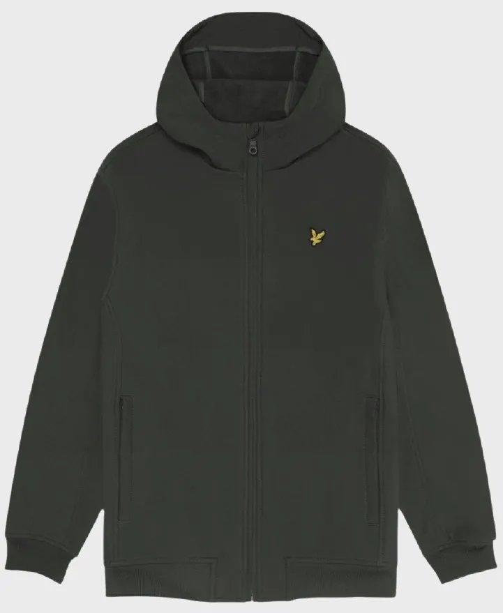 Lyle And Scott JK2110V Fleece Back Softshell Jacket Gunmetal
