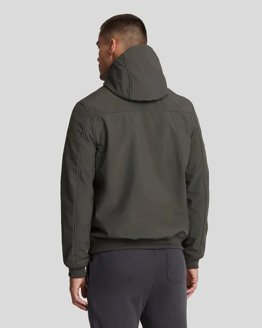 Lyle And Scott JK2110V Fleece Back Softshell Jacket Gunmetal