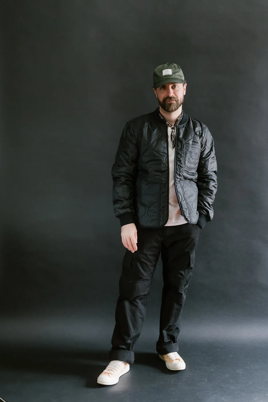 M-Z-A-NOS - Type 2 Frostbite Quilted Nylon Jacket - Black