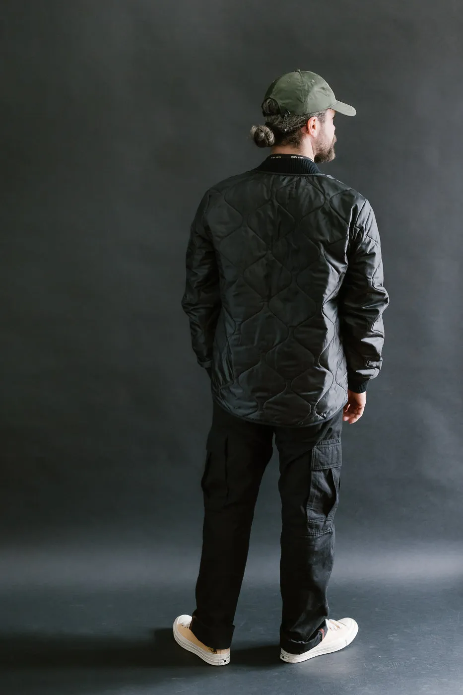 M-Z-A-NOS - Type 2 Frostbite Quilted Nylon Jacket - Black