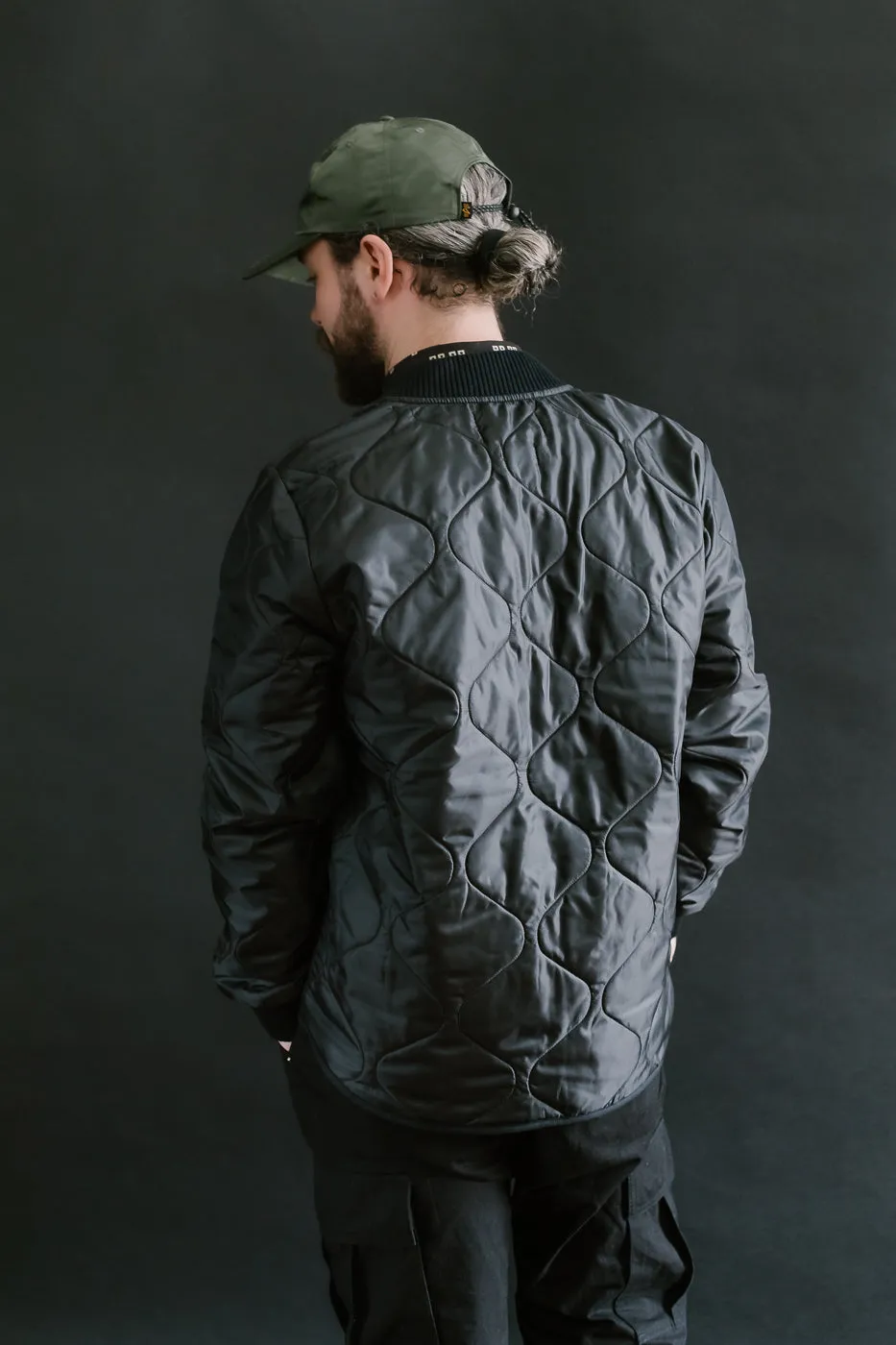 M-Z-A-NOS - Type 2 Frostbite Quilted Nylon Jacket - Black