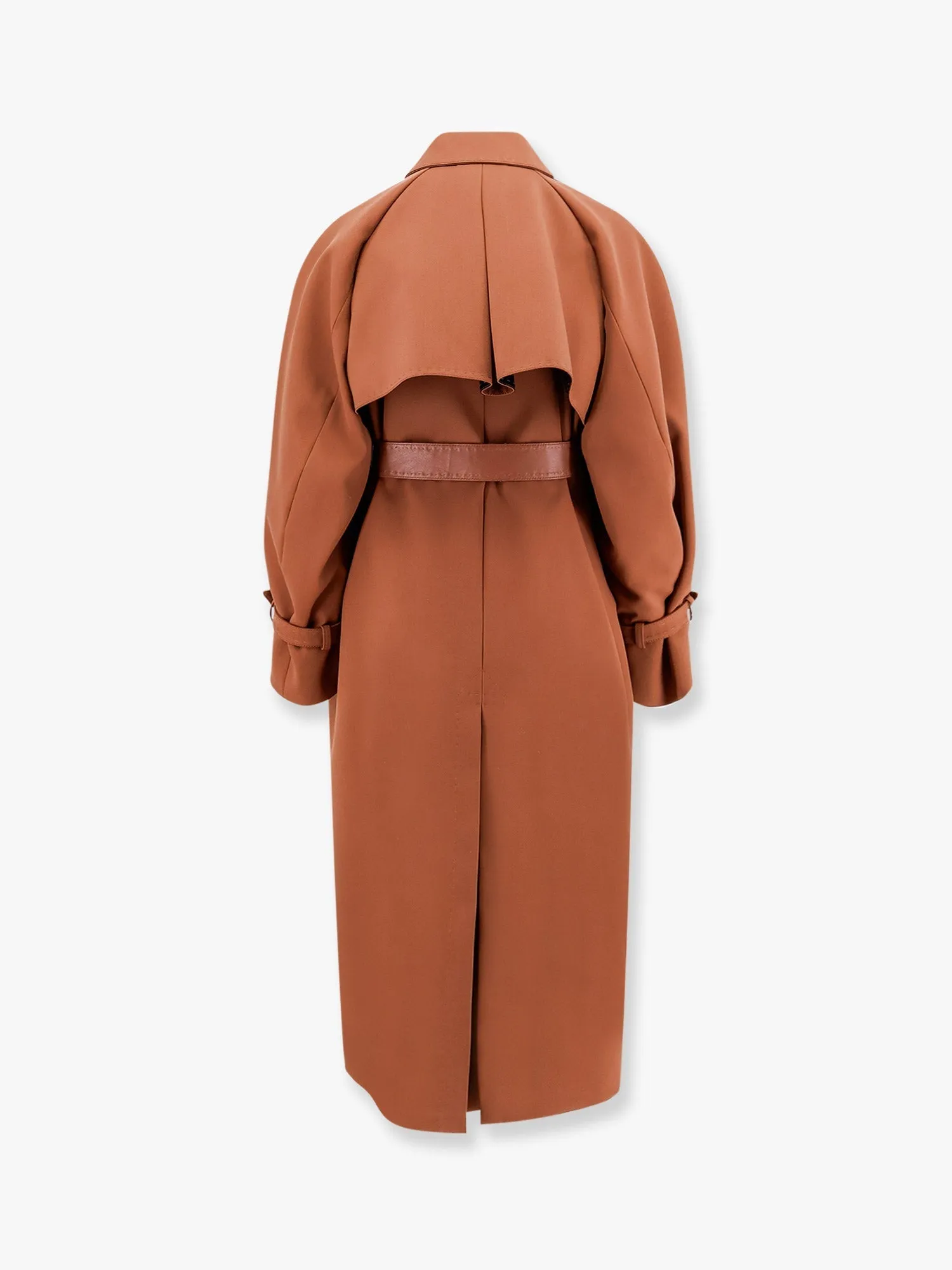 Max Mara Cosimo Oversize Wool Blend Coat With Water Repellent Effect