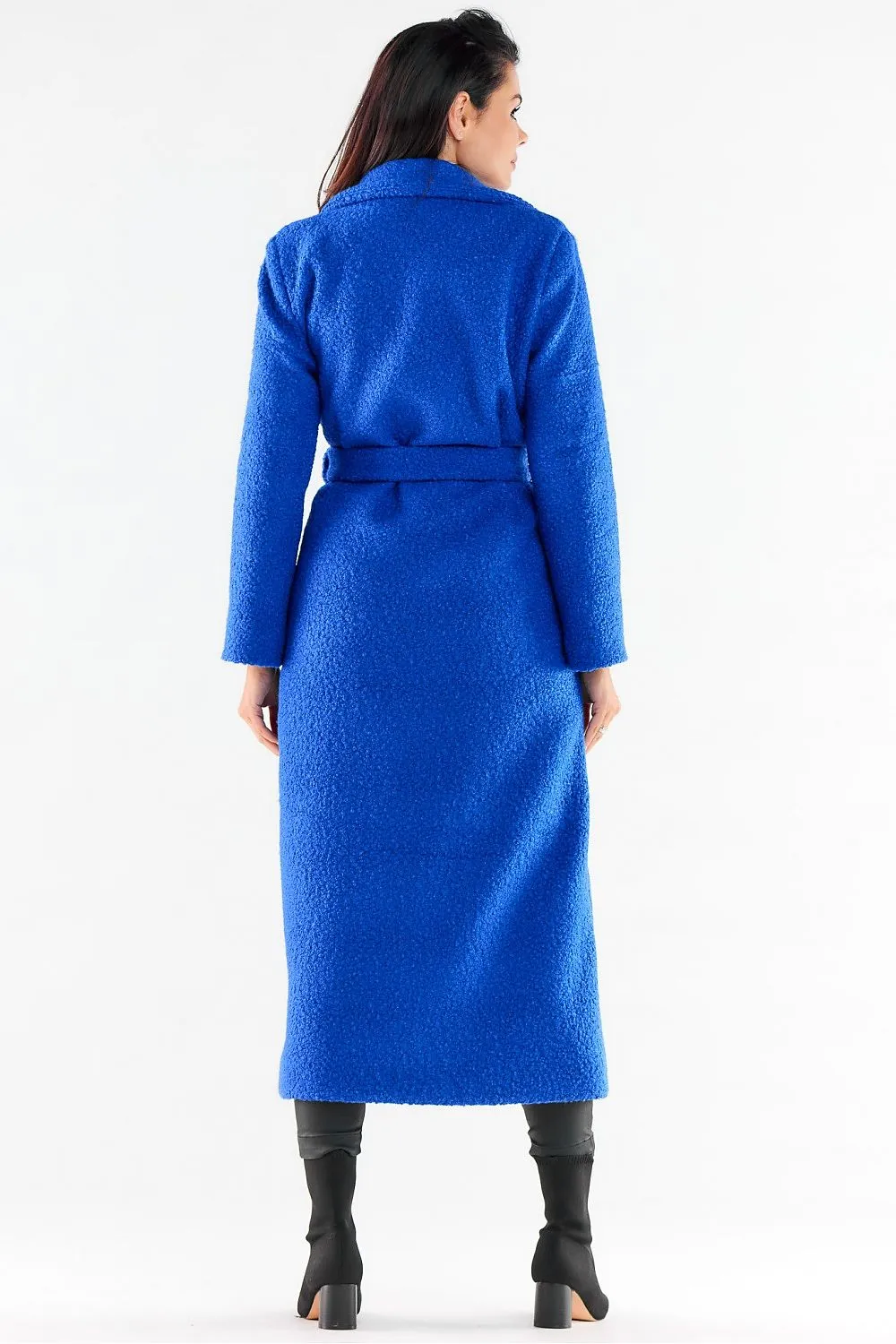 Maxi Belted Coat with Straight Cut