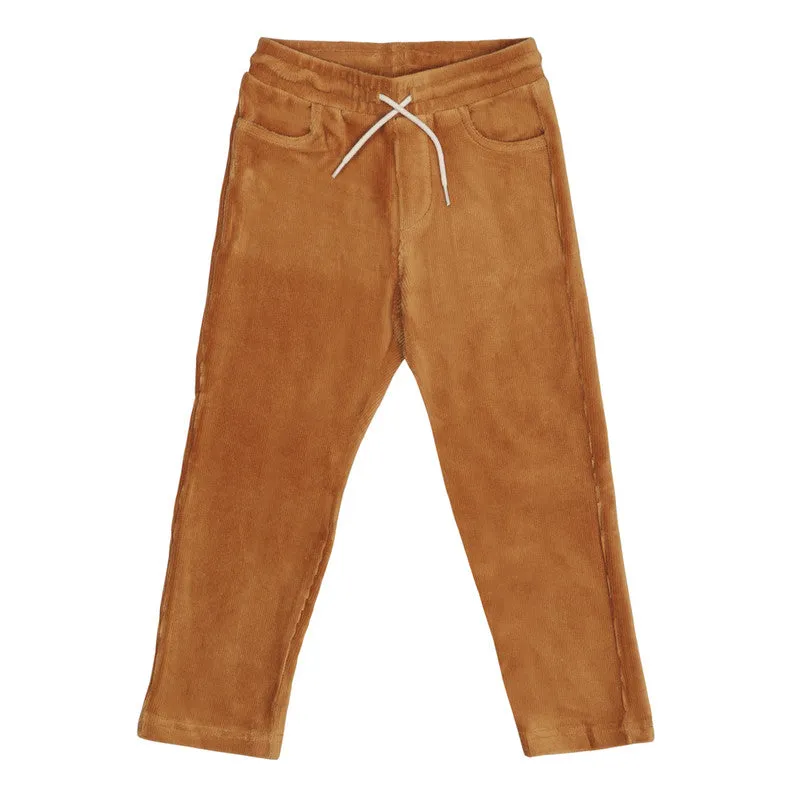 Mayoral Yellow & Grey Corduroy Trouser Set
