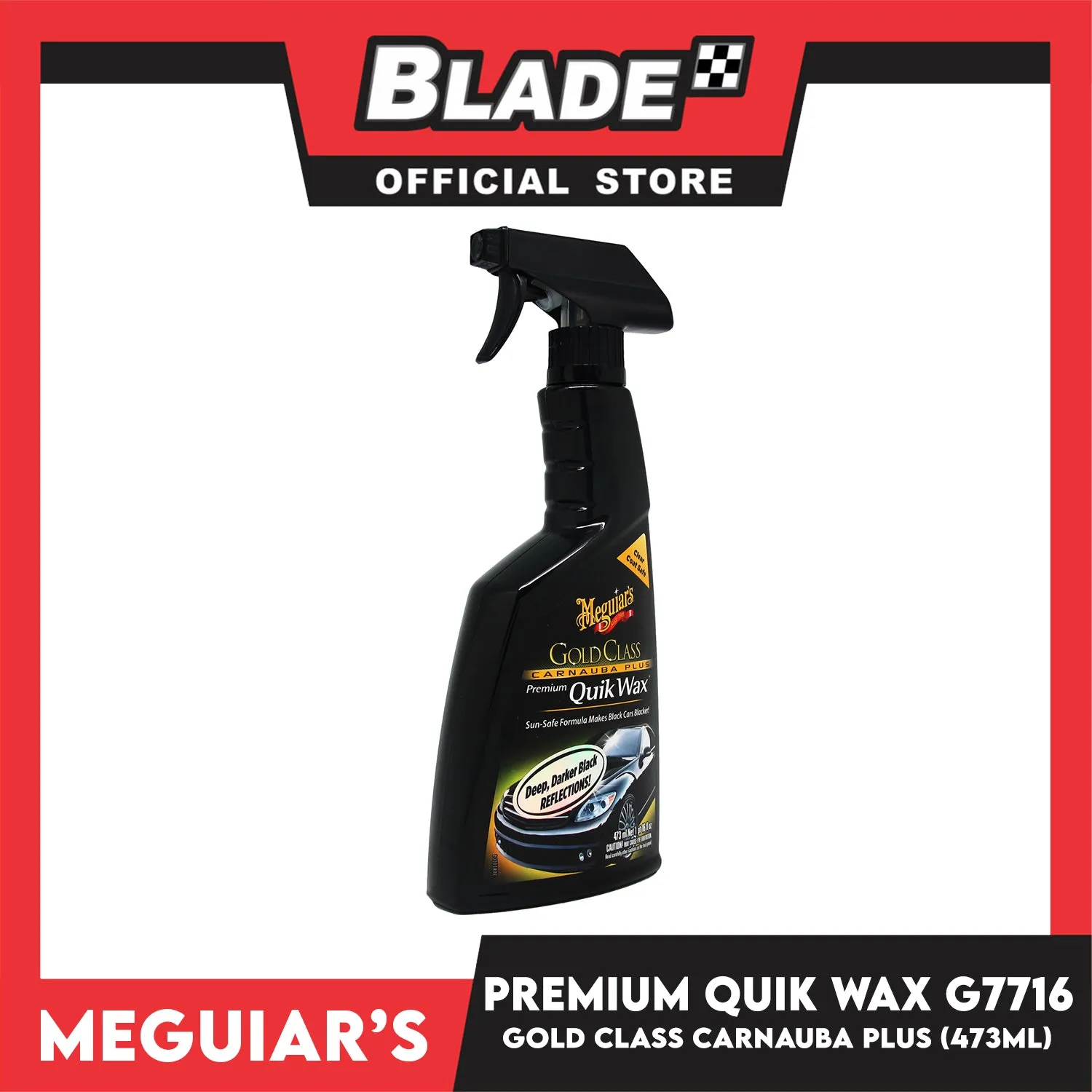 Meguiar's Gold Class Carnauba Plus Quik Wax G7716 473mL