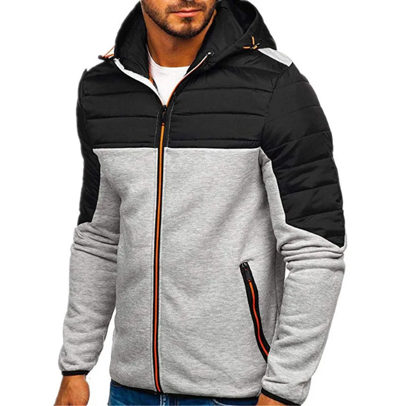 Men's hooded Arkkin armored, padded jacket