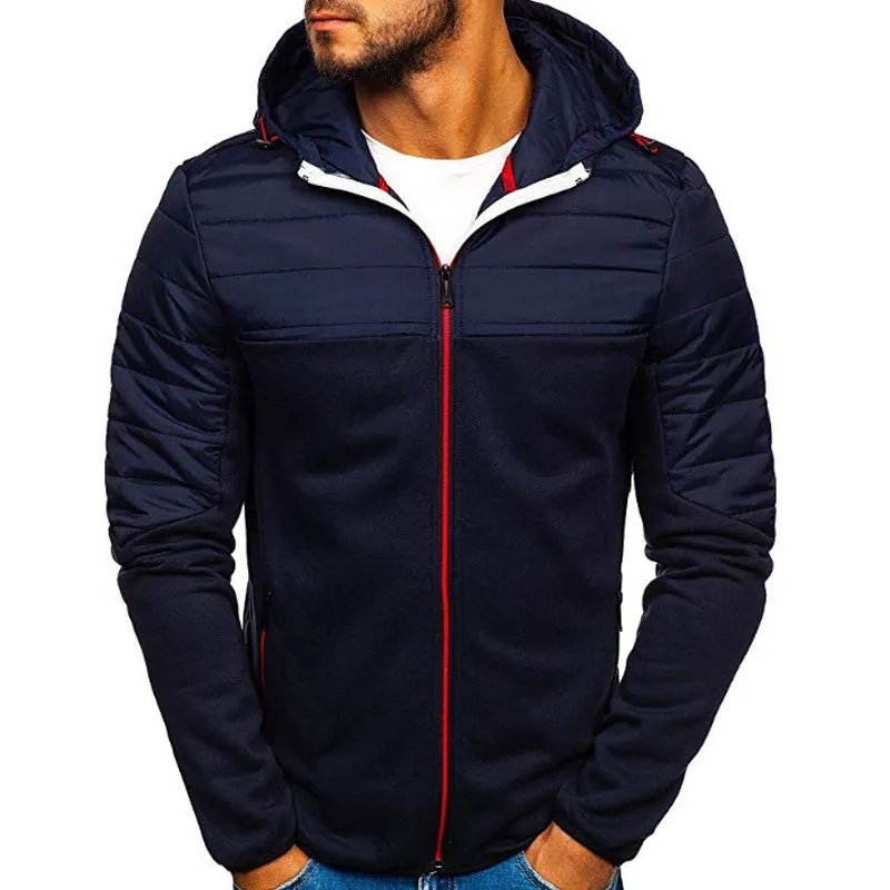 Men's hooded Arkkin armored, padded jacket