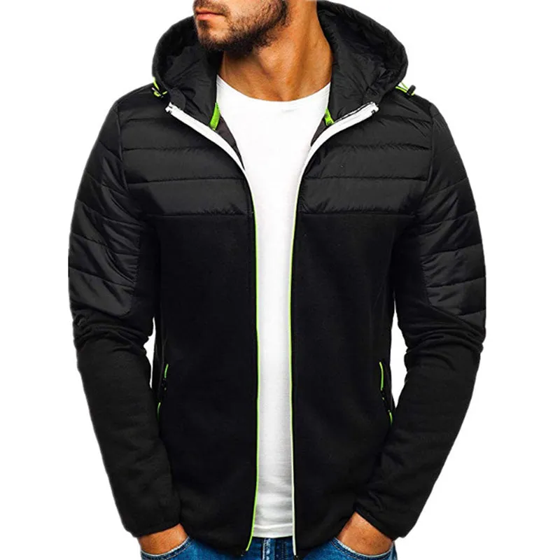 Men's hooded Arkkin armored, padded jacket