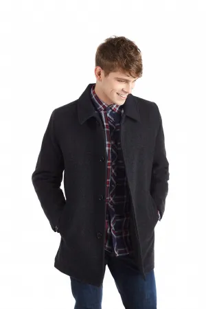 Mens Hudson Wool Coat Jacket