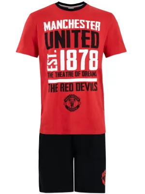 Mens Manchester United Pajama Set