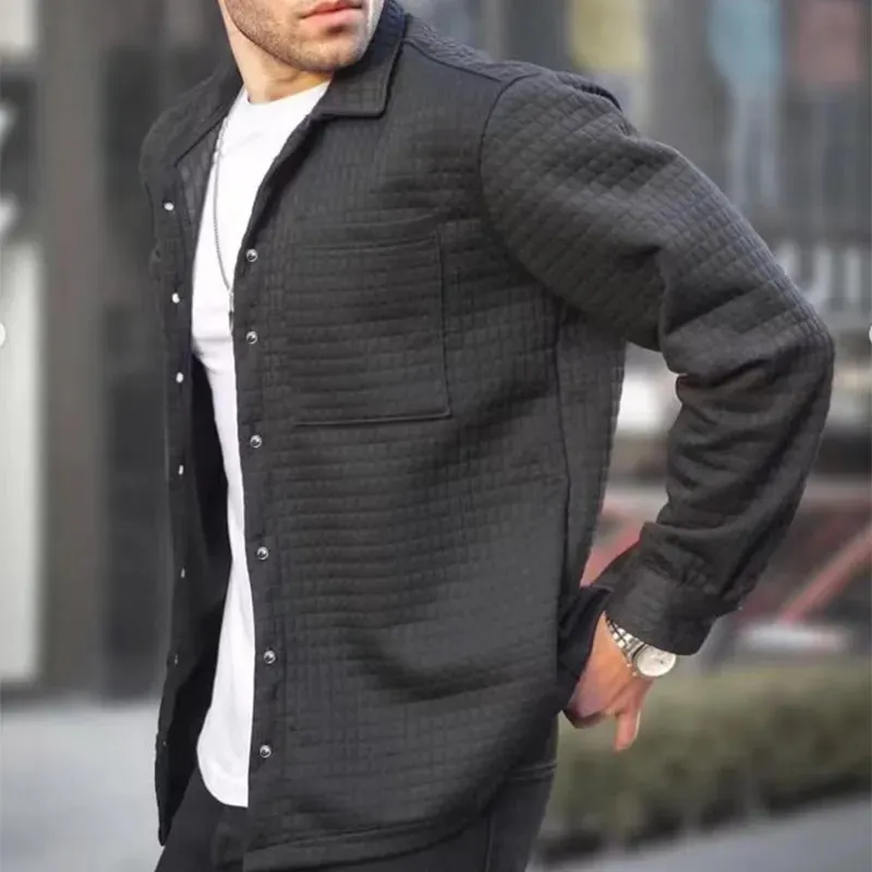 Men's quilted jacket - versatile layering piece for stylish everyday wear