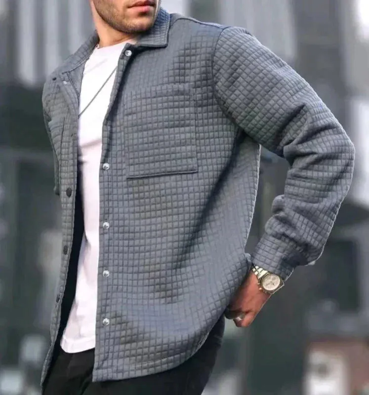 Men's quilted jacket - versatile layering piece for stylish everyday wear
