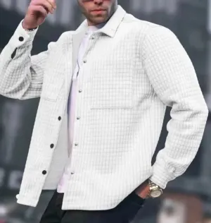 Men's quilted jacket - versatile layering piece for stylish everyday wear