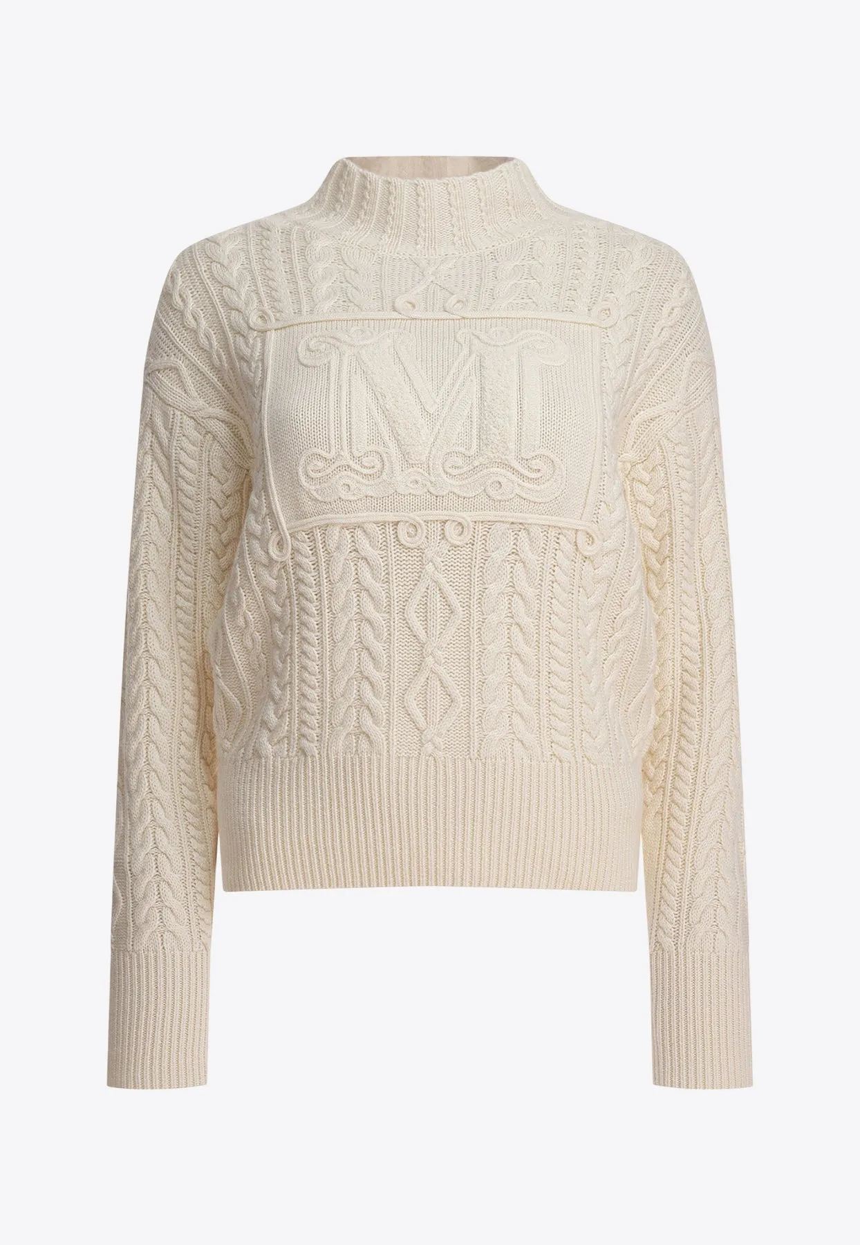 Miranda Cable Knit Wool Sweater