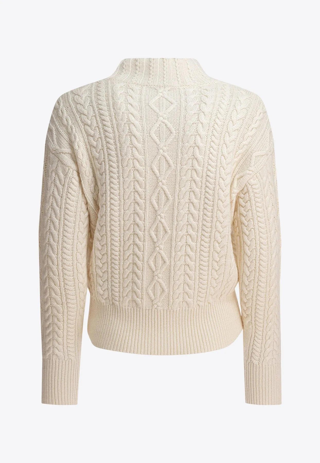 Miranda Cable Knit Wool Sweater
