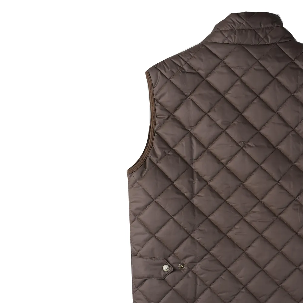 Mocha Quilted Zip