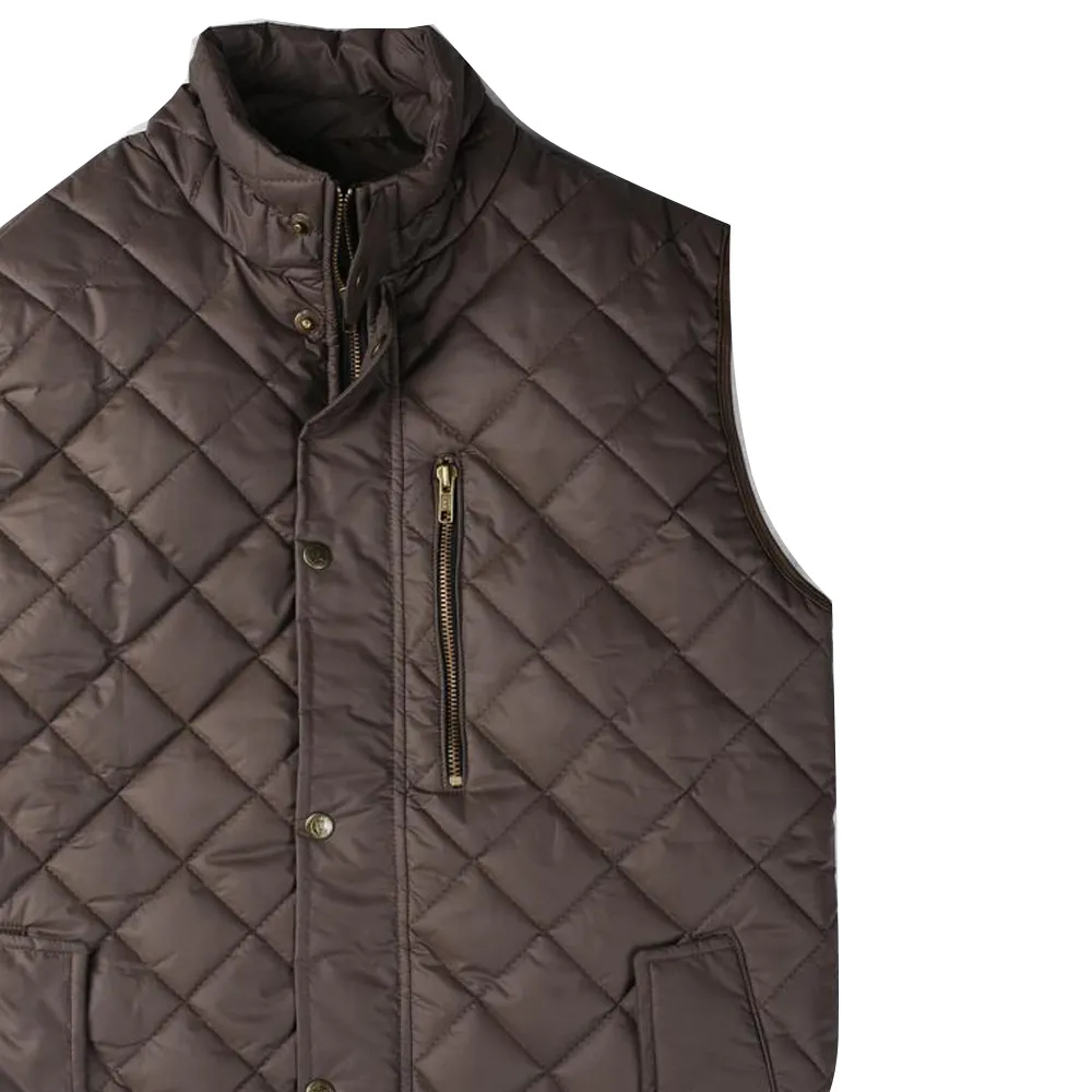 Mocha Quilted Zip