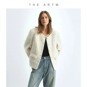 Mohair Wool Blend Jacket