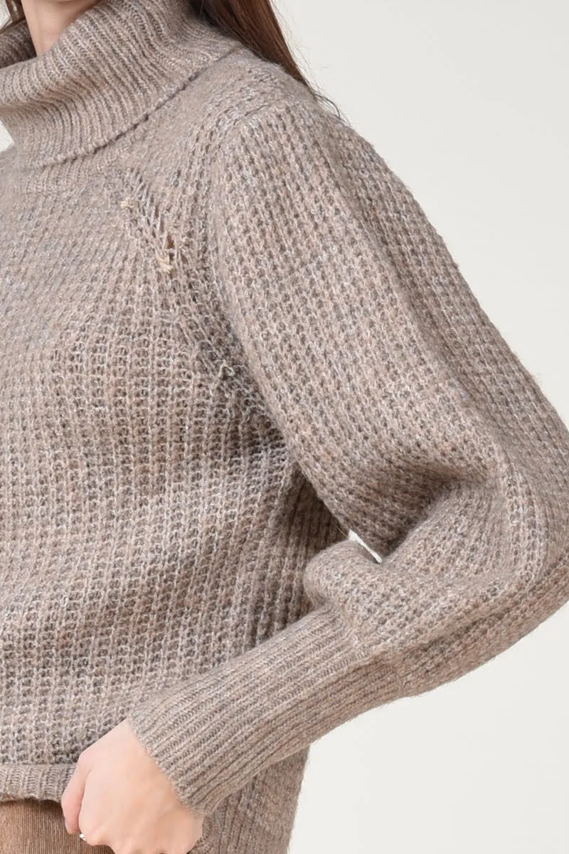Molly Bracken Ladies Cable Knitted Sweater