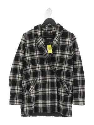 Monki Women's Blazer XS Black Polyester with Wool