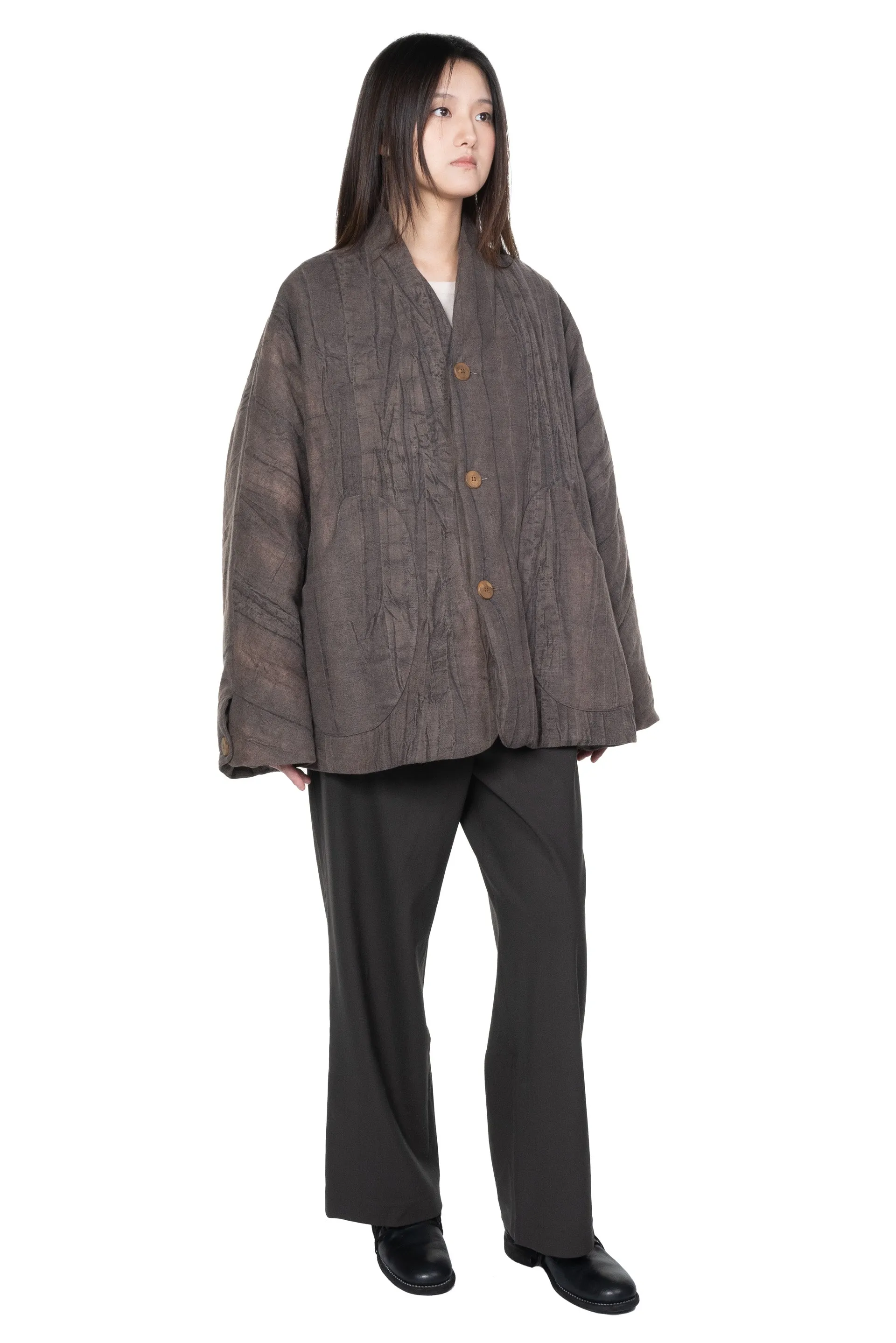 Mud Brown Padded Jacket