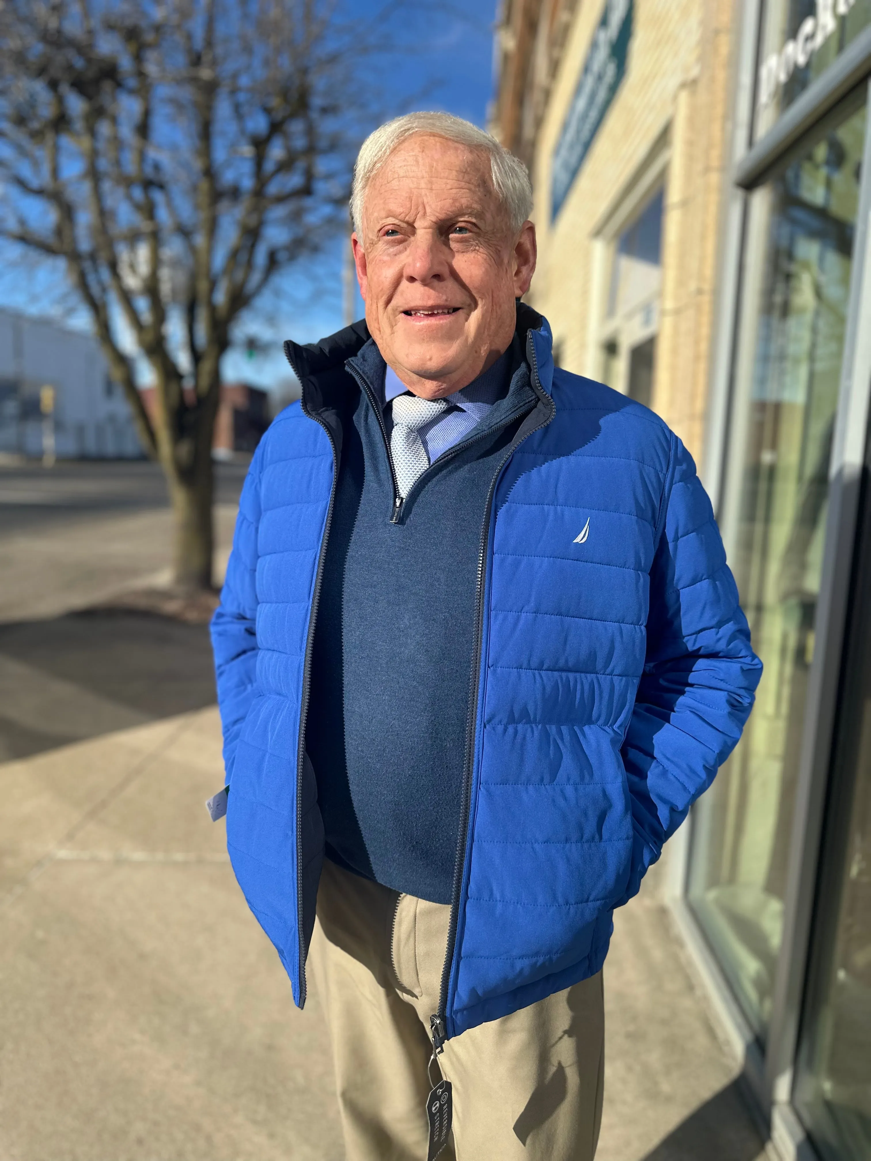 Nautica Quilted Jacket - Reversible