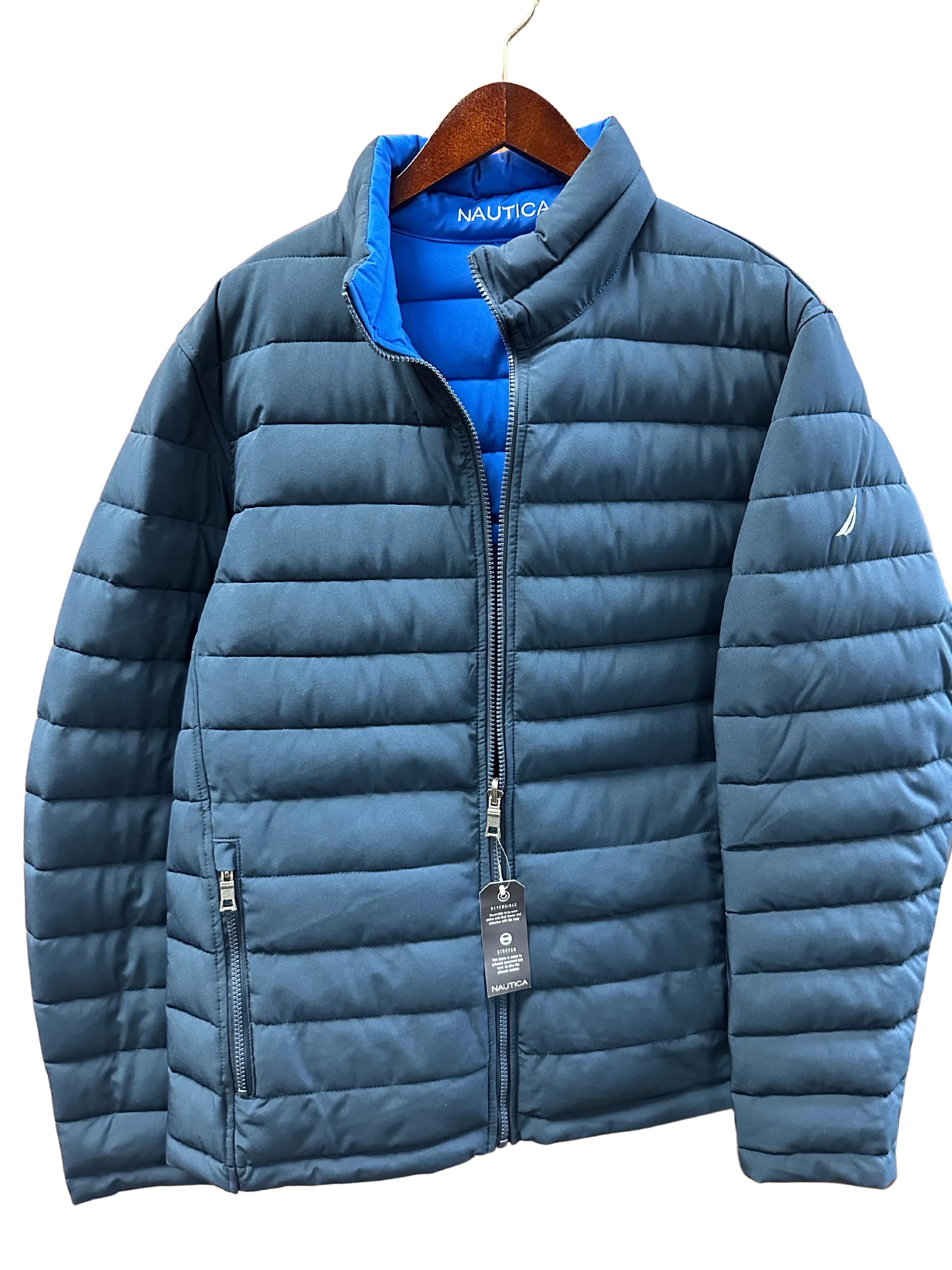 Nautica Quilted Jacket - Reversible