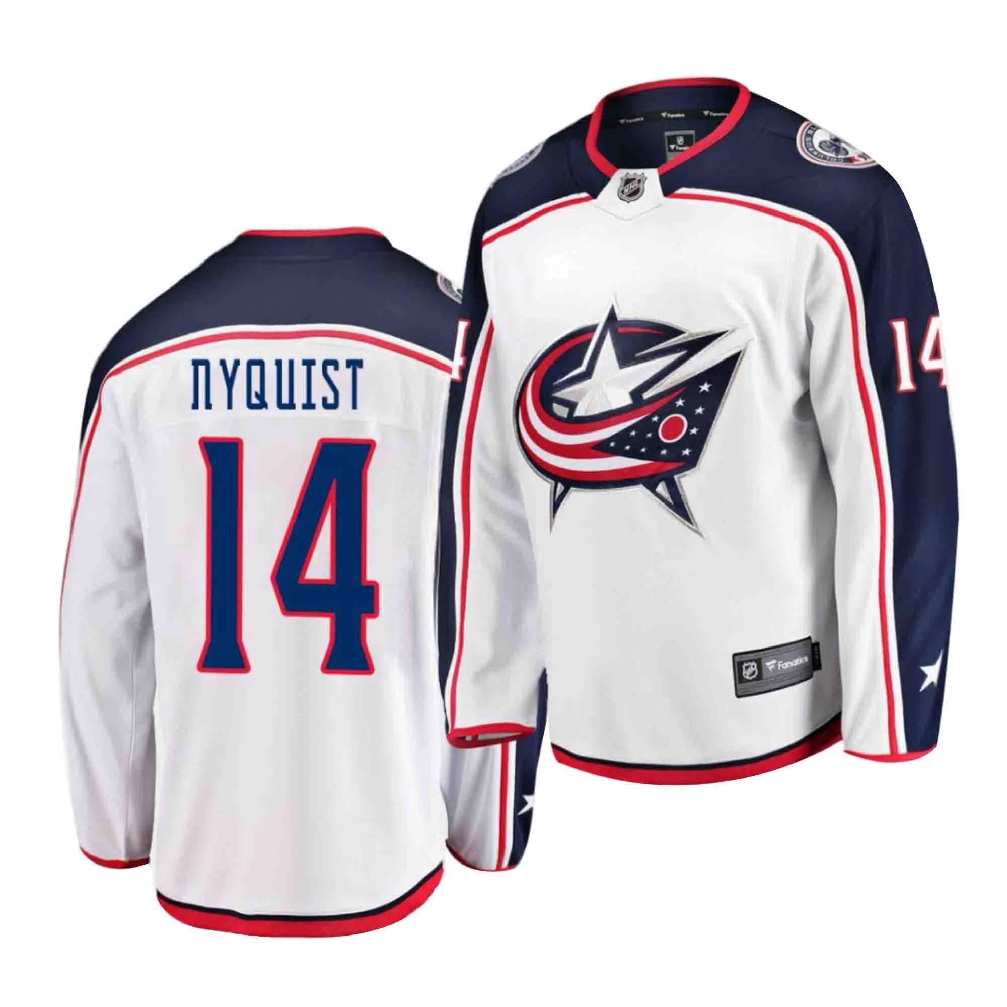 NHL Gustav Nyquist Columbus Blue Jackets 14 Jersey