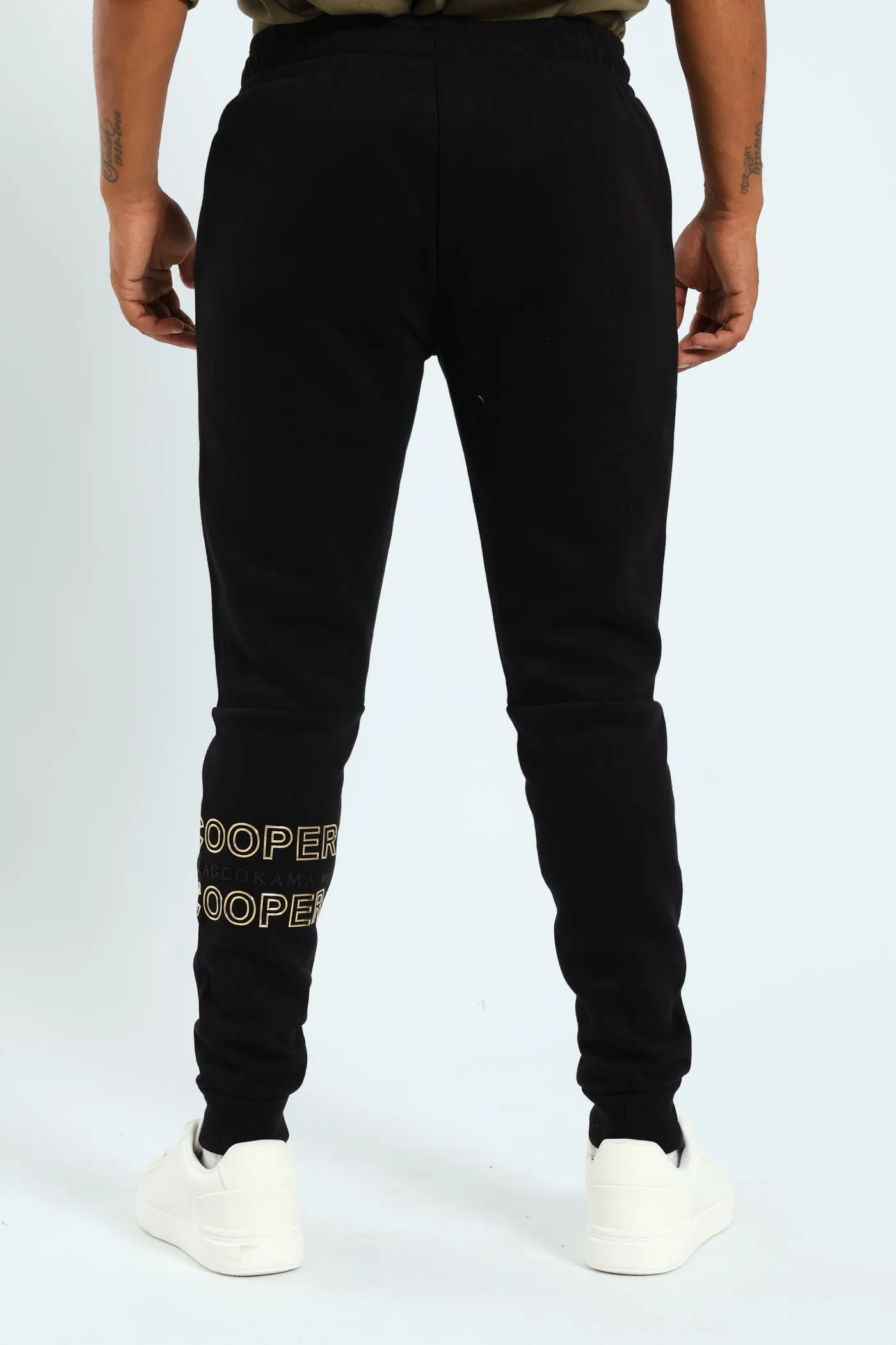 Nkosi Fleece Bottoms - Black