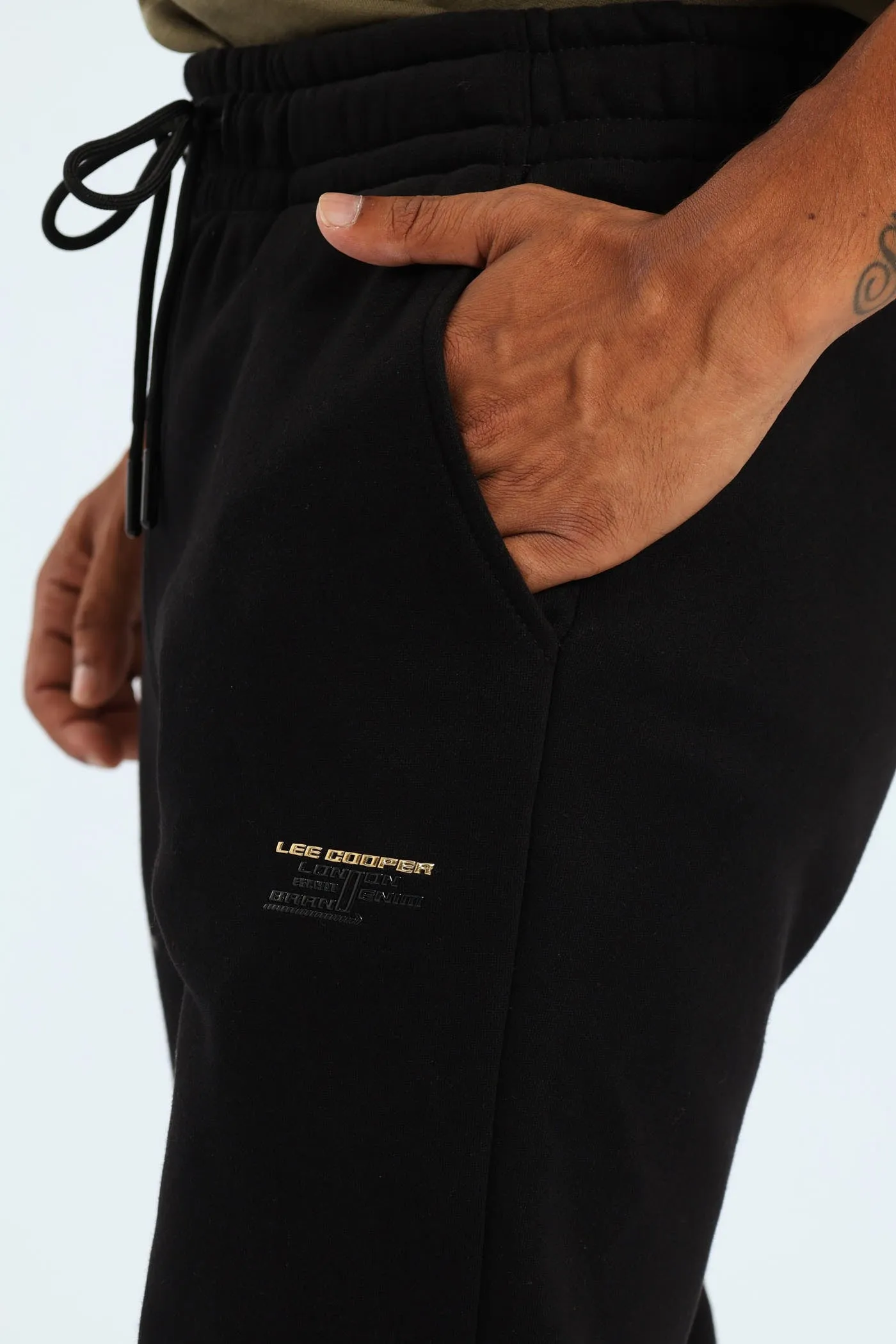 Nkosi Fleece Bottoms - Black