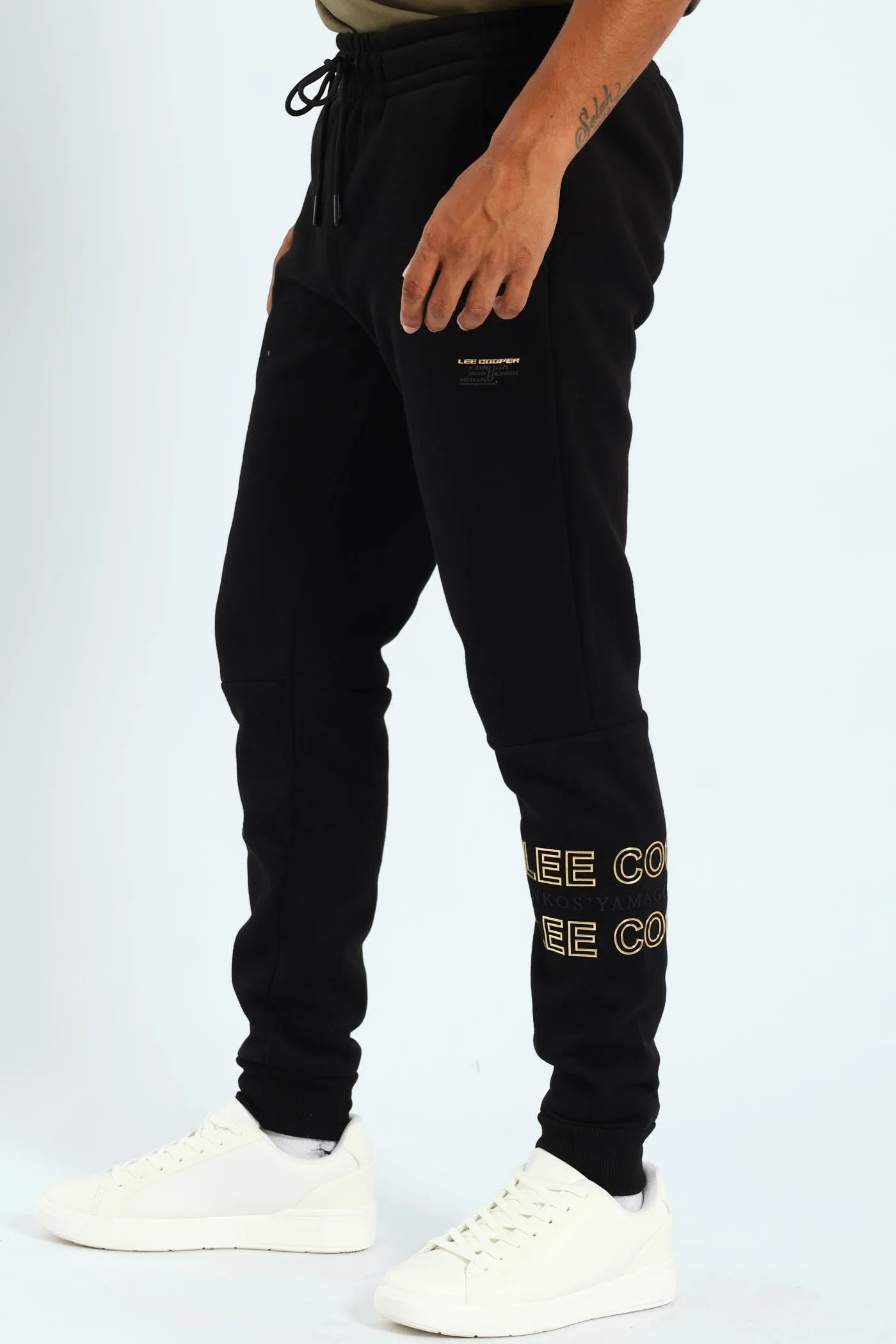 Nkosi Fleece Bottoms - Black