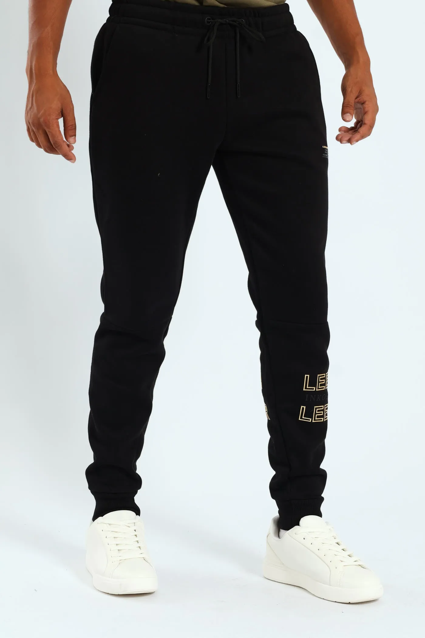 Nkosi Fleece Bottoms - Black