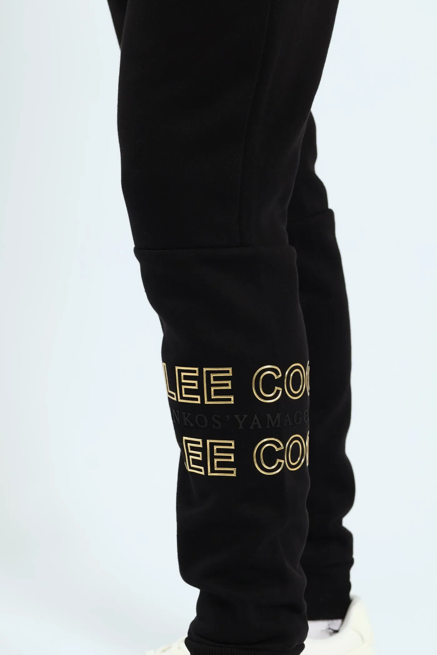Nkosi Fleece Bottoms - Black
