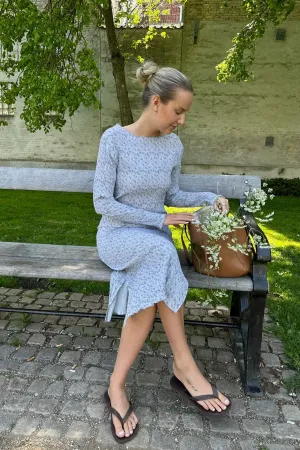 OdaIC Kjole - Blå Små Blomster